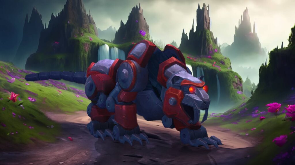 Tame the Mecha Tiger Sabertron in Stormsong Valley. Get expert tips and in-game services at Gamer-Choice.com.