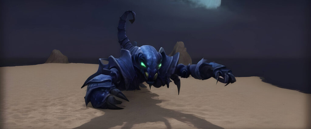 Find and tame Madexx in Uldum. Learn more about this rare scorpion at Gamer-Choice.com.