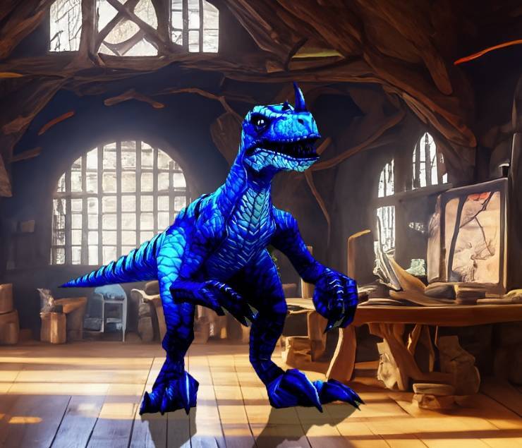 Summon and tame Gon, the rare blue raptor. Find detailed taming methods and premium services at Gamer-Choice.com.