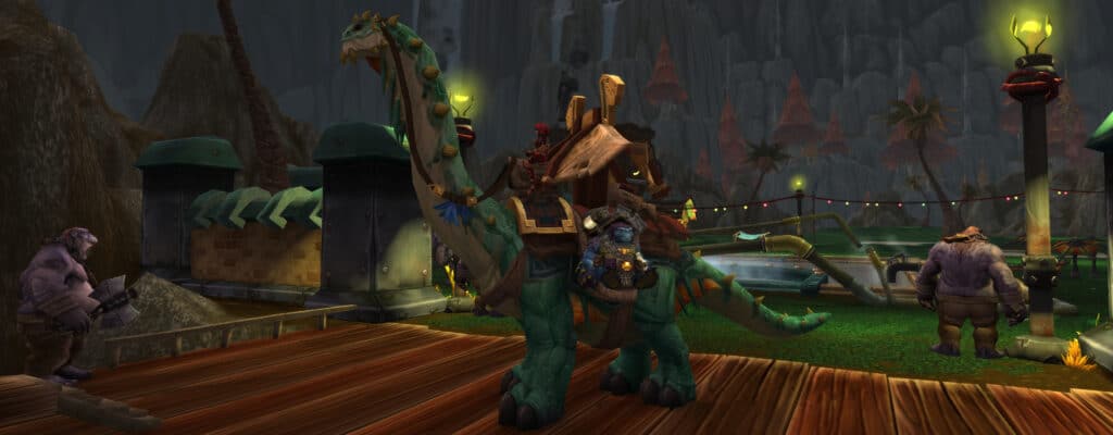 Reins of the Mighty Caravan Brutosaur: "Command the Reins of the Mighty Caravan Brutosaur, one of the most expensive mounts in WOW. Check out gamer-choice.com for more info!"