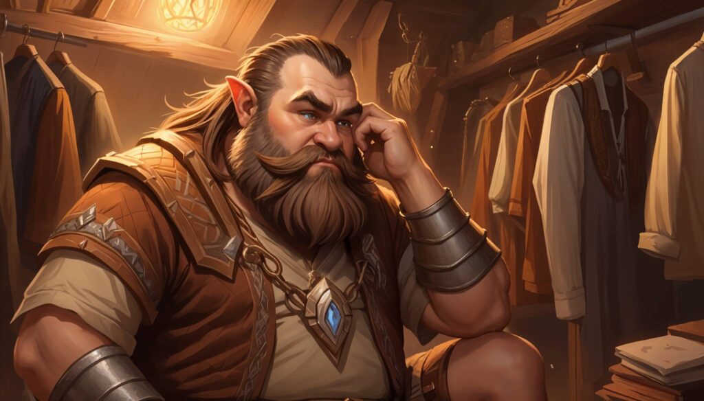 World of Warcraft character looking indecisive in front of a wardrobe, promoting The War Within pre-patch and WOW boost