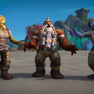 A WoW account for sale featuring Earthen characters, representing the rich social and community experience in World of Warcraft.