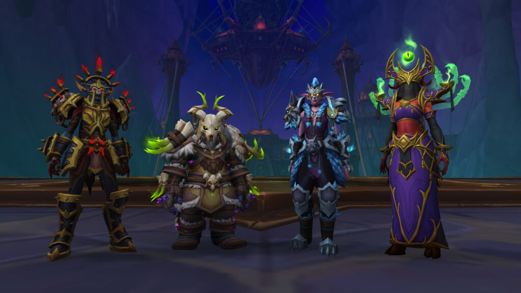 New tier sets for the TWW raid in World of Warcraft: The War Within, featuring powerful classes ready to take on any challenge.