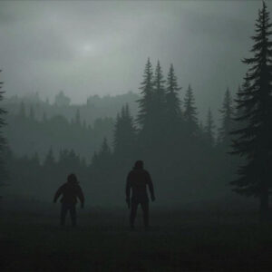 Two players navigating a foggy forest in Escape from Tarkov, showcasing moments when escape from tarkov boosting can help complete difficult raids.