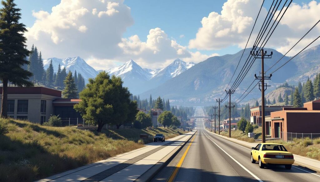 GTA 5 Money Buy - Scenic town in Blaine County, ideal for investing your GTA 5 money.