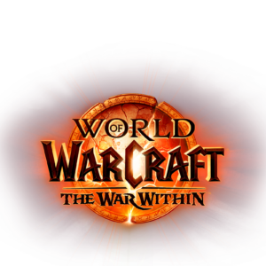 World of Warcraft The War Within logo showcasing the title of the new WoW expansion. Mythic Dungeon Boss – M+ Boost Encounter in War Within