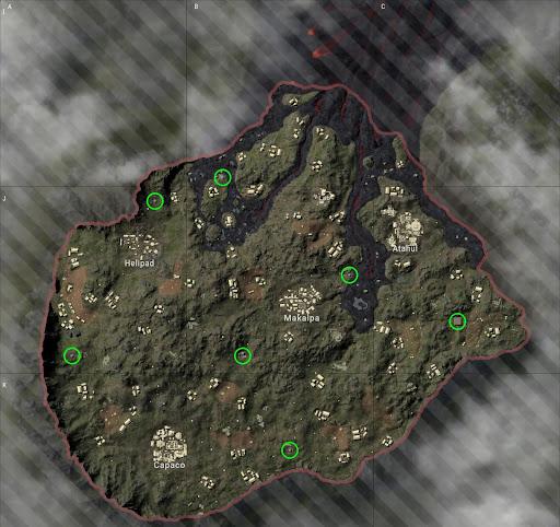 PUBG Secret Locations