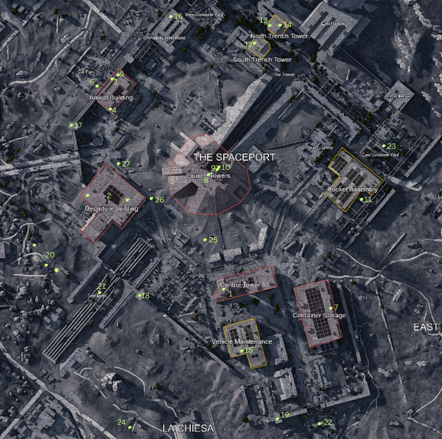 arc raiders weapon crate locations map