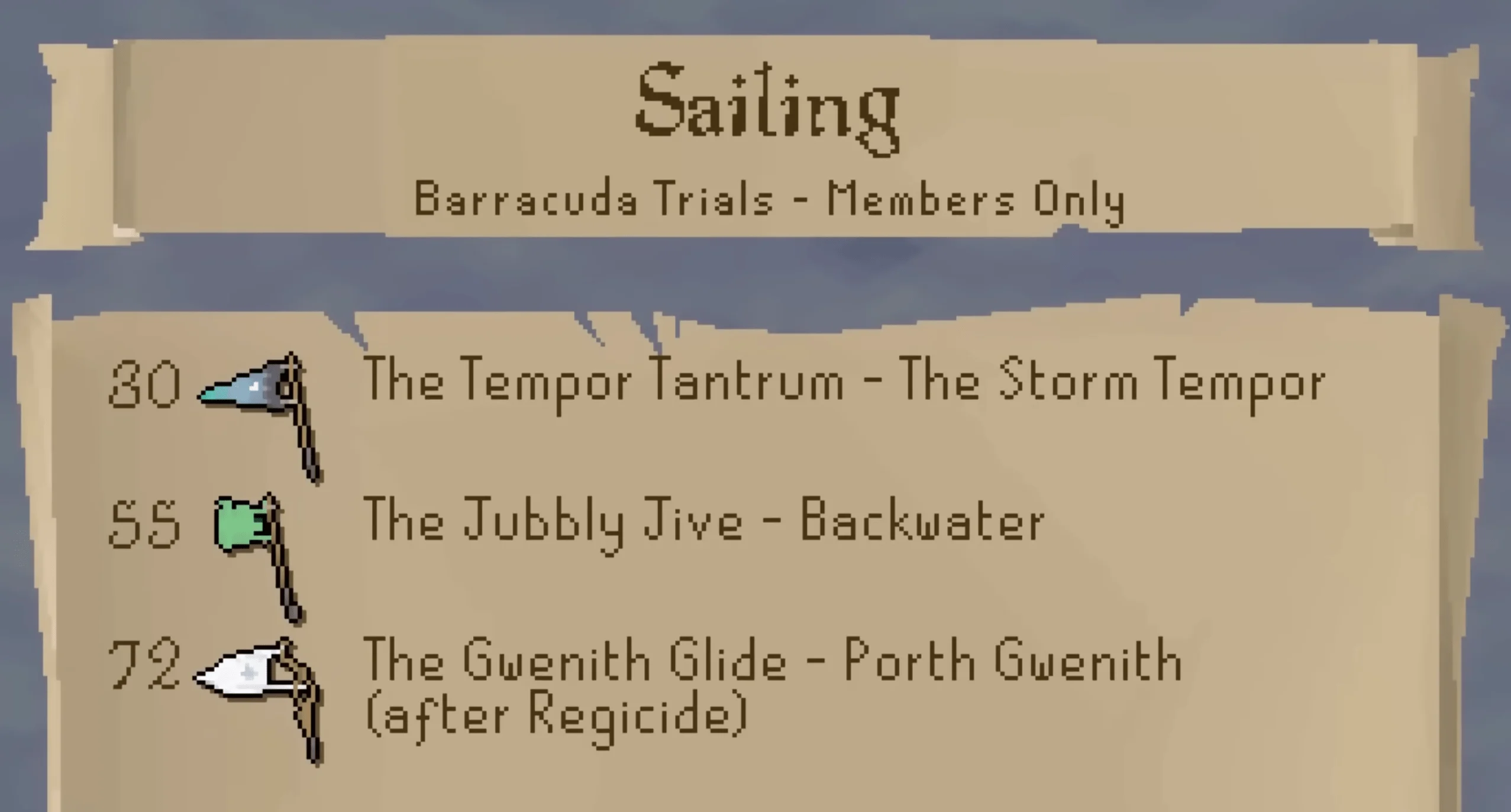 1-99 sailing osrs