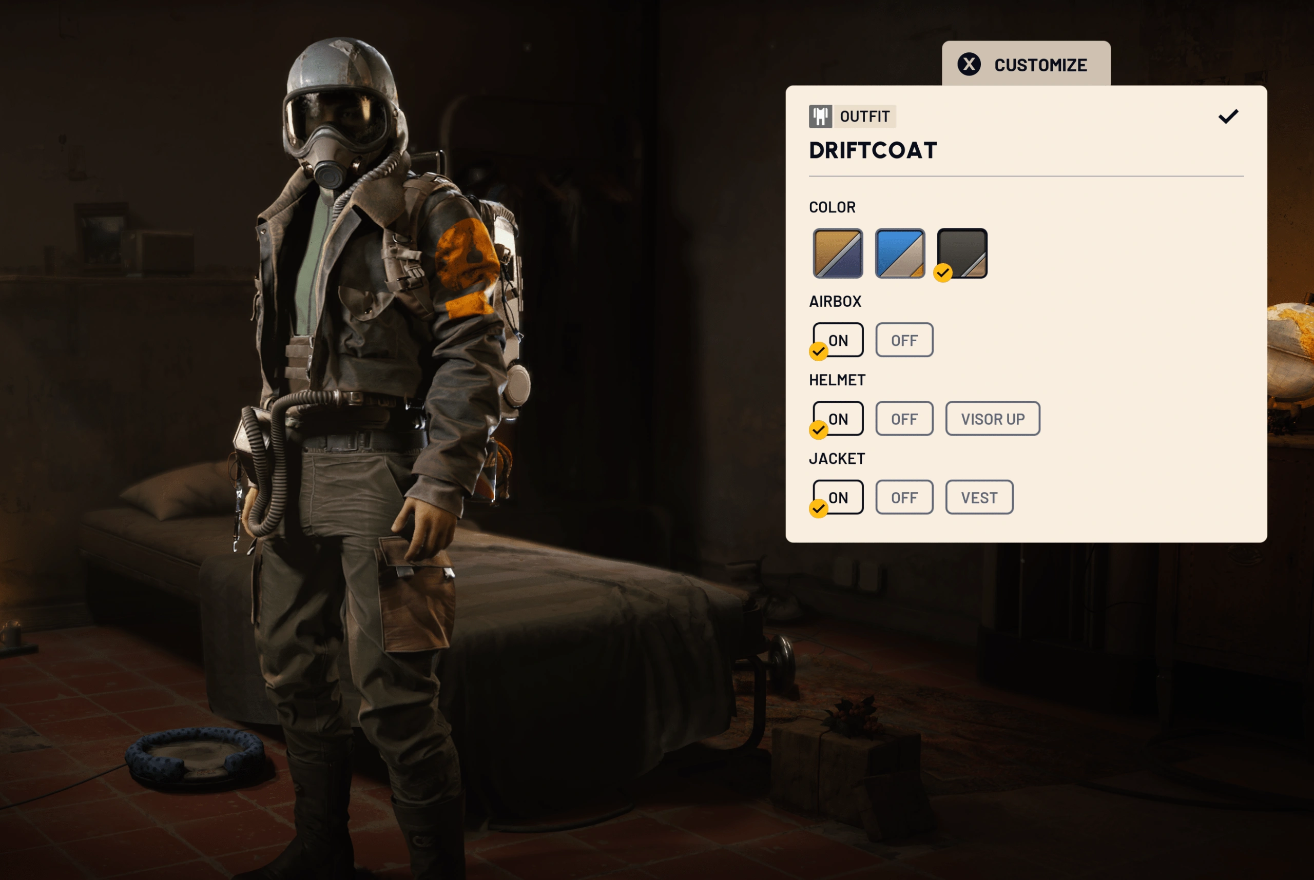drift coat black variant arc raider