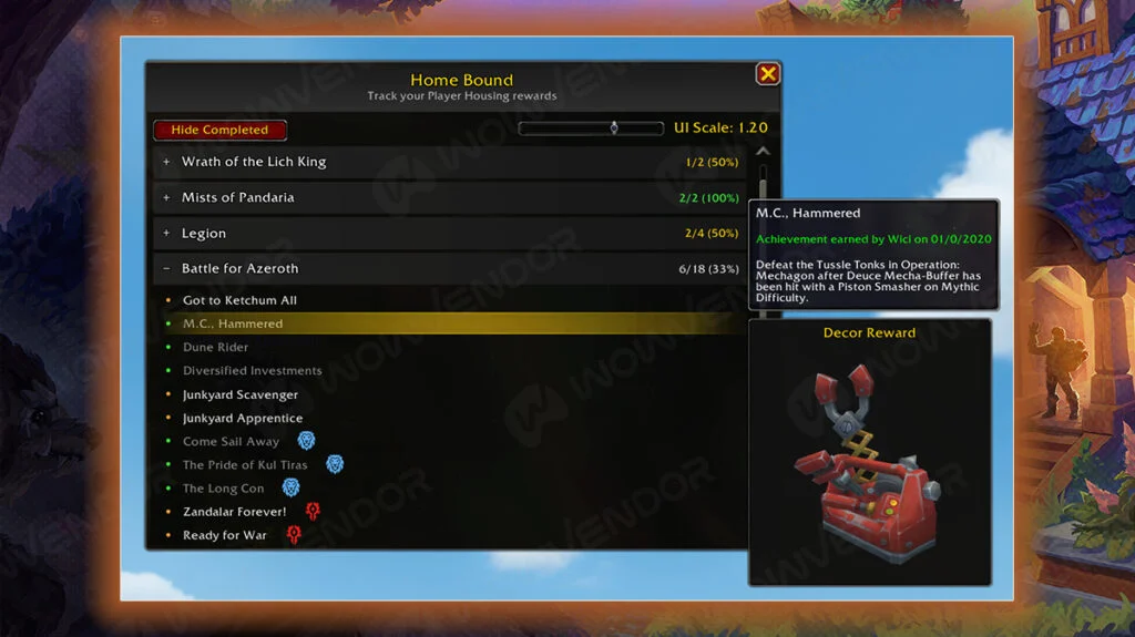 wow housing guide