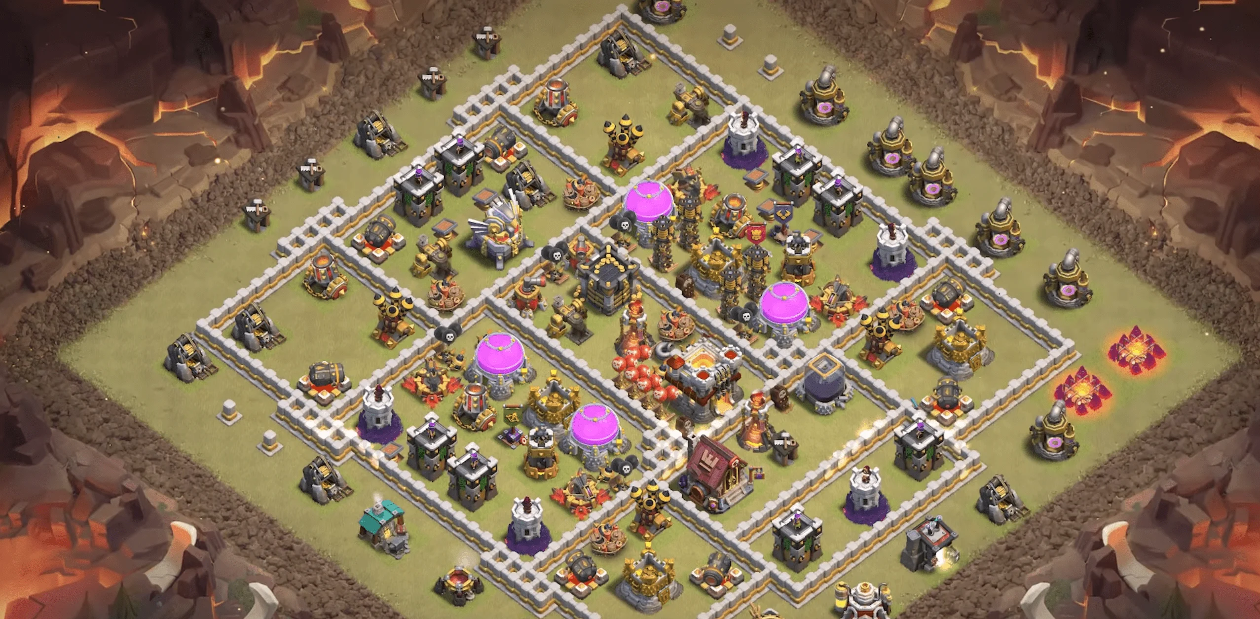 clash of clans strong base