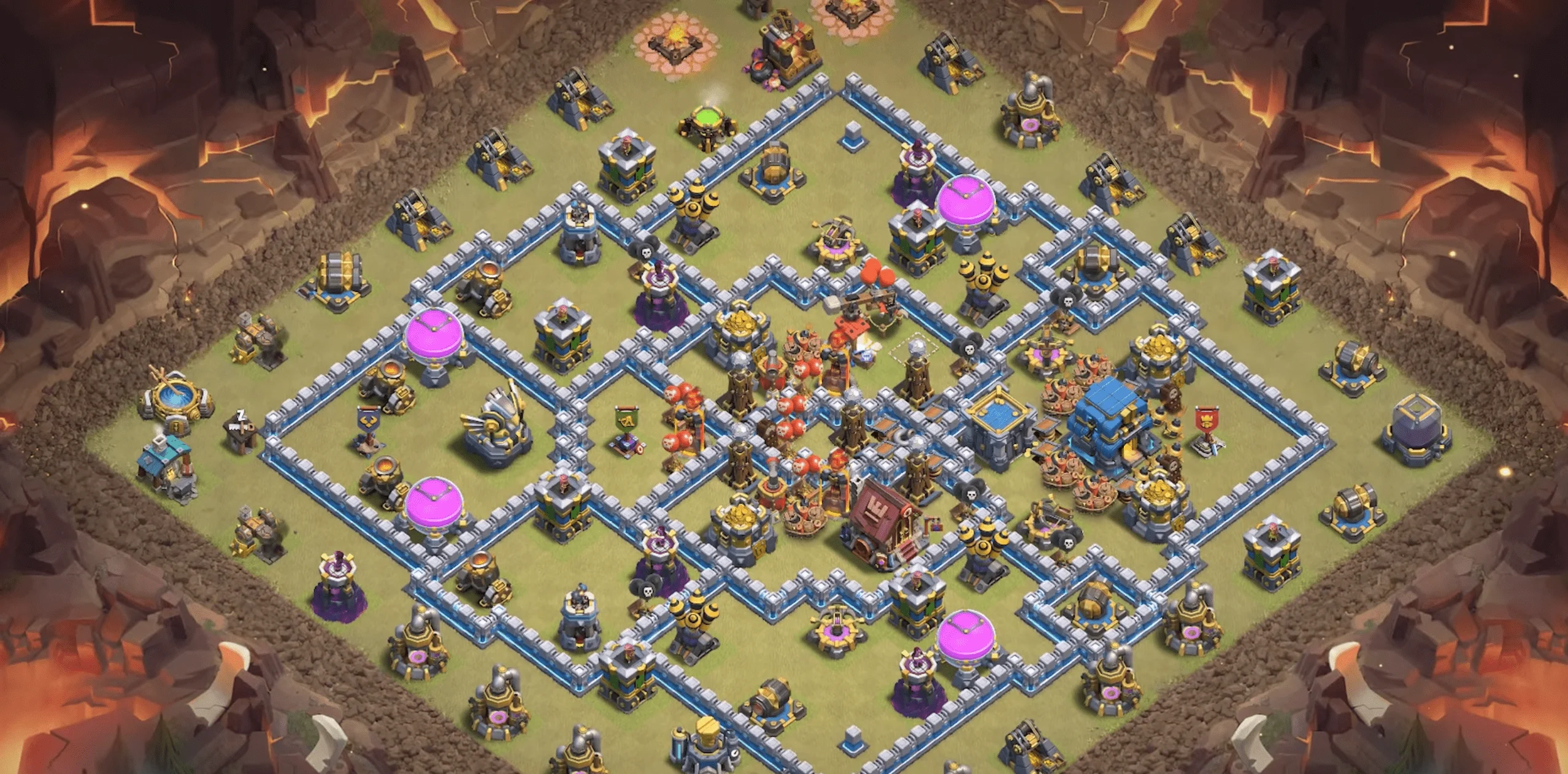 clash of clans strong base