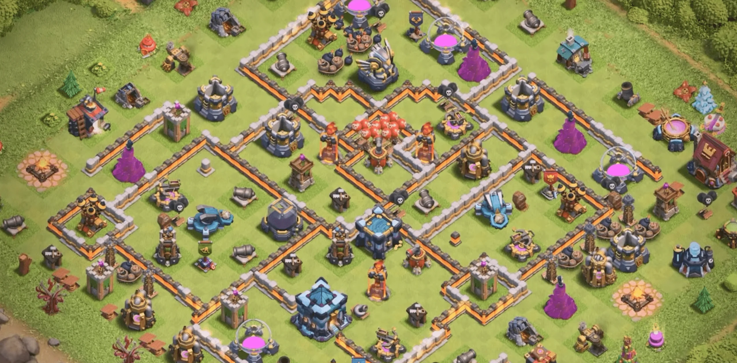 clash of clans building layout