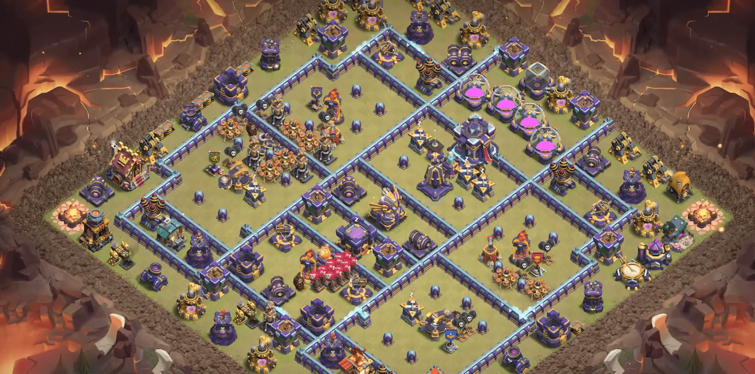 clash of clans building layout