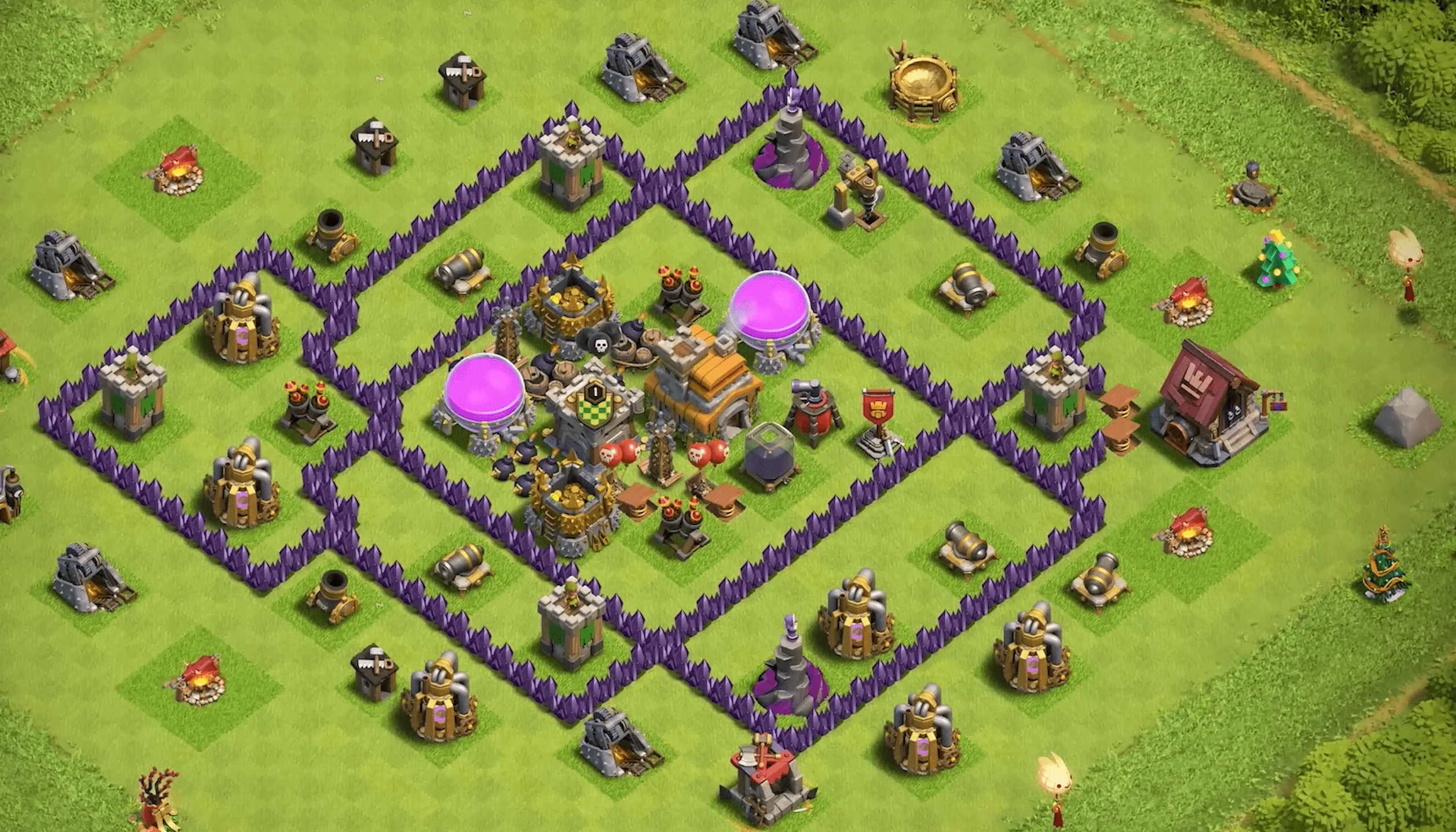 clash of clans strong base
