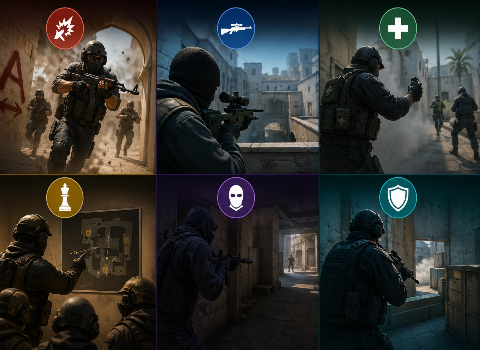 counter strike roles