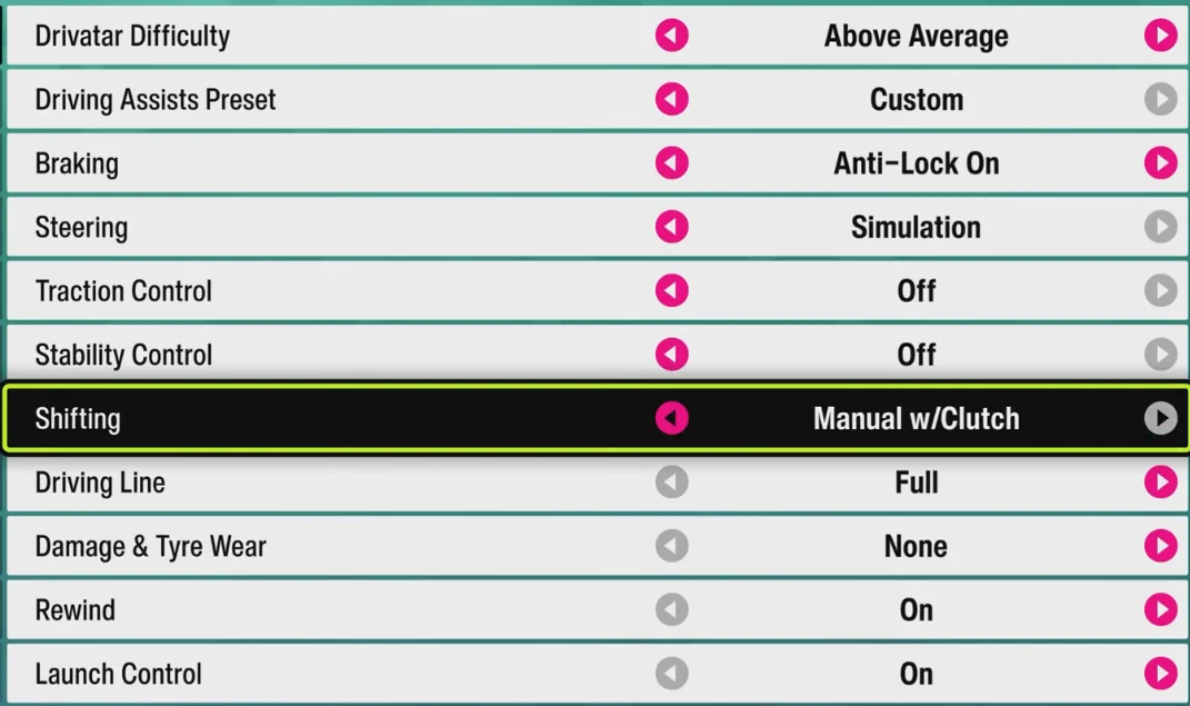 Forza Horizon 6 Best Wheel Settings