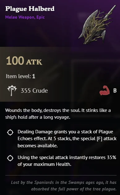 windrose weapon tier list