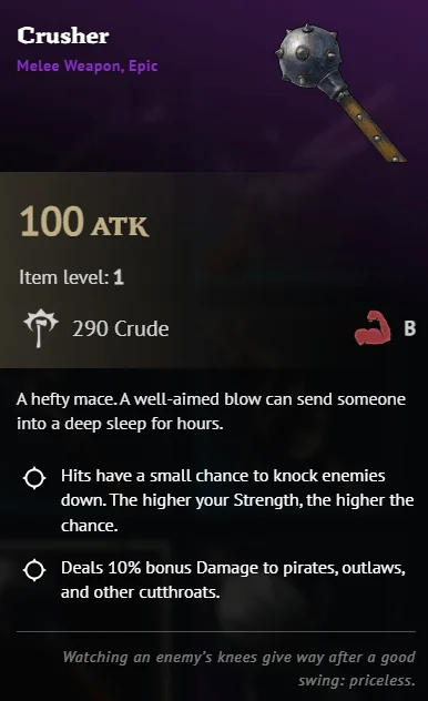 windrose best weapons
