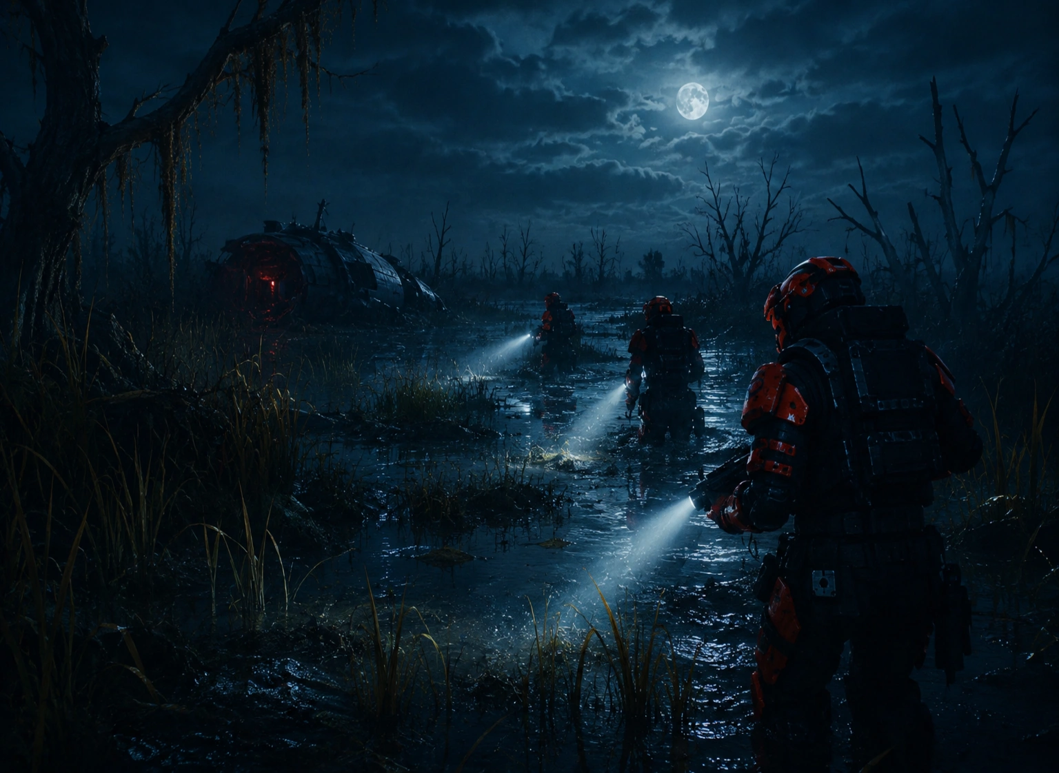 Marathon Night Marsh Map